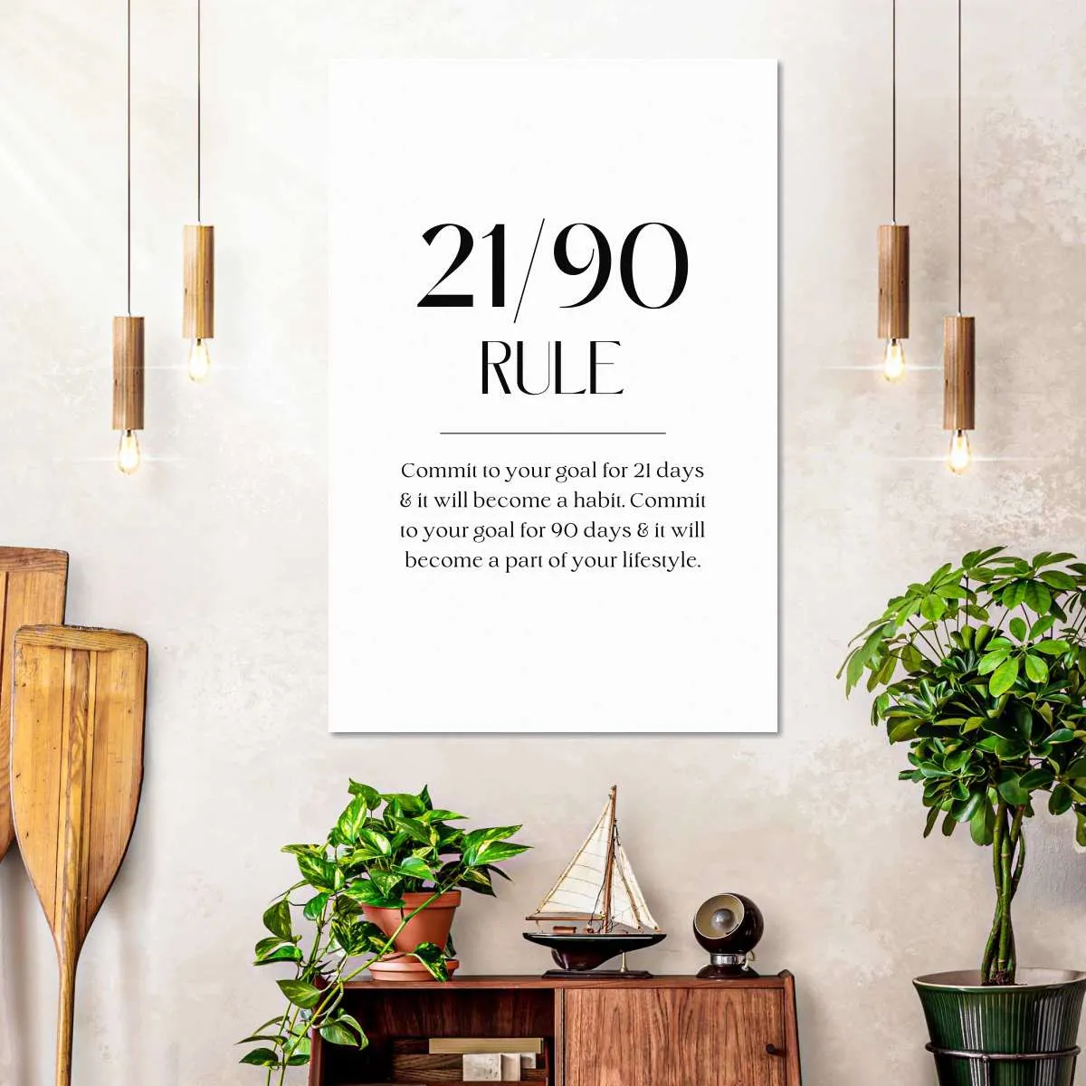 21-90 Rule Wall Art