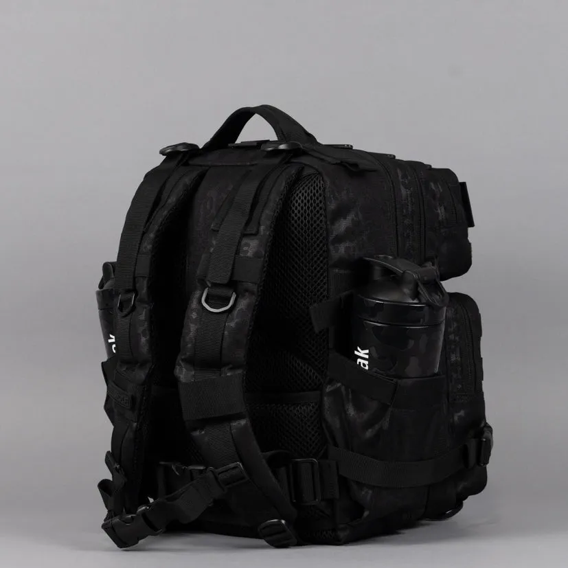 25L Backpack Black Leopard