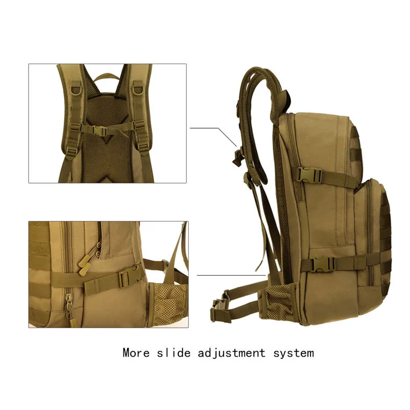 25L Molle Military Tactical Back with USB Charging