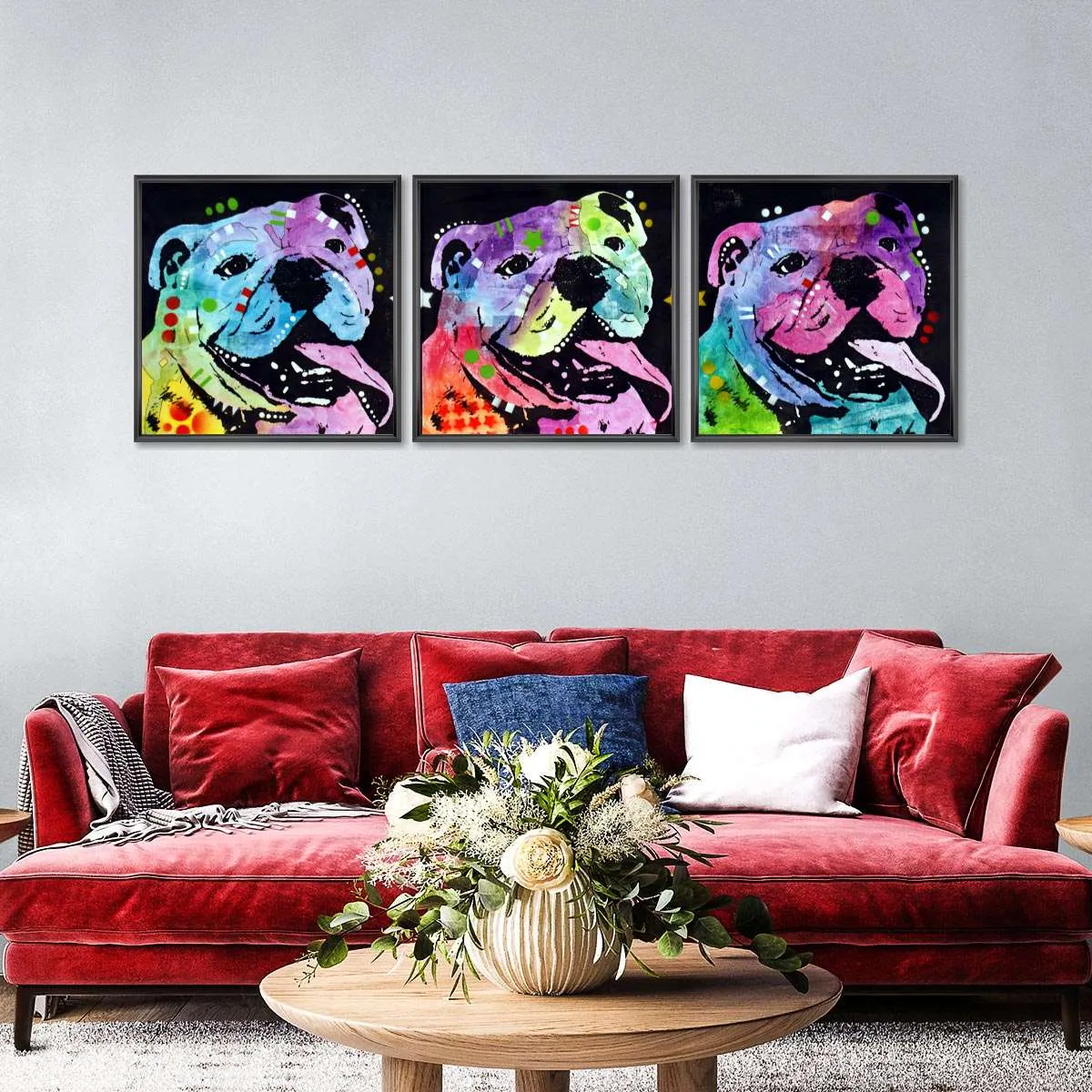 3 Bulldogs Wall Art