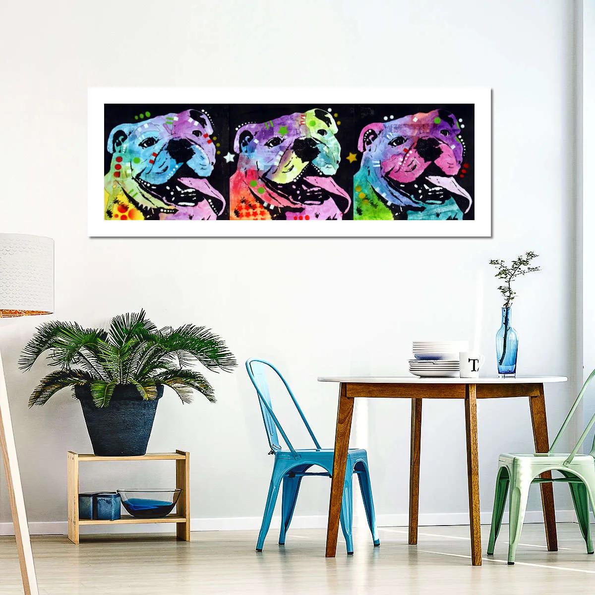 3 Bulldogs Wall Art