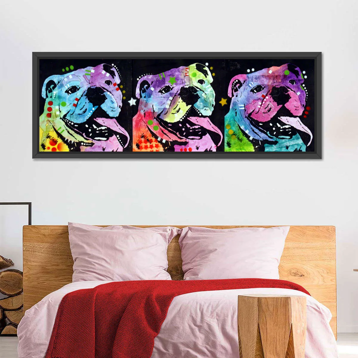 3 Bulldogs Wall Art