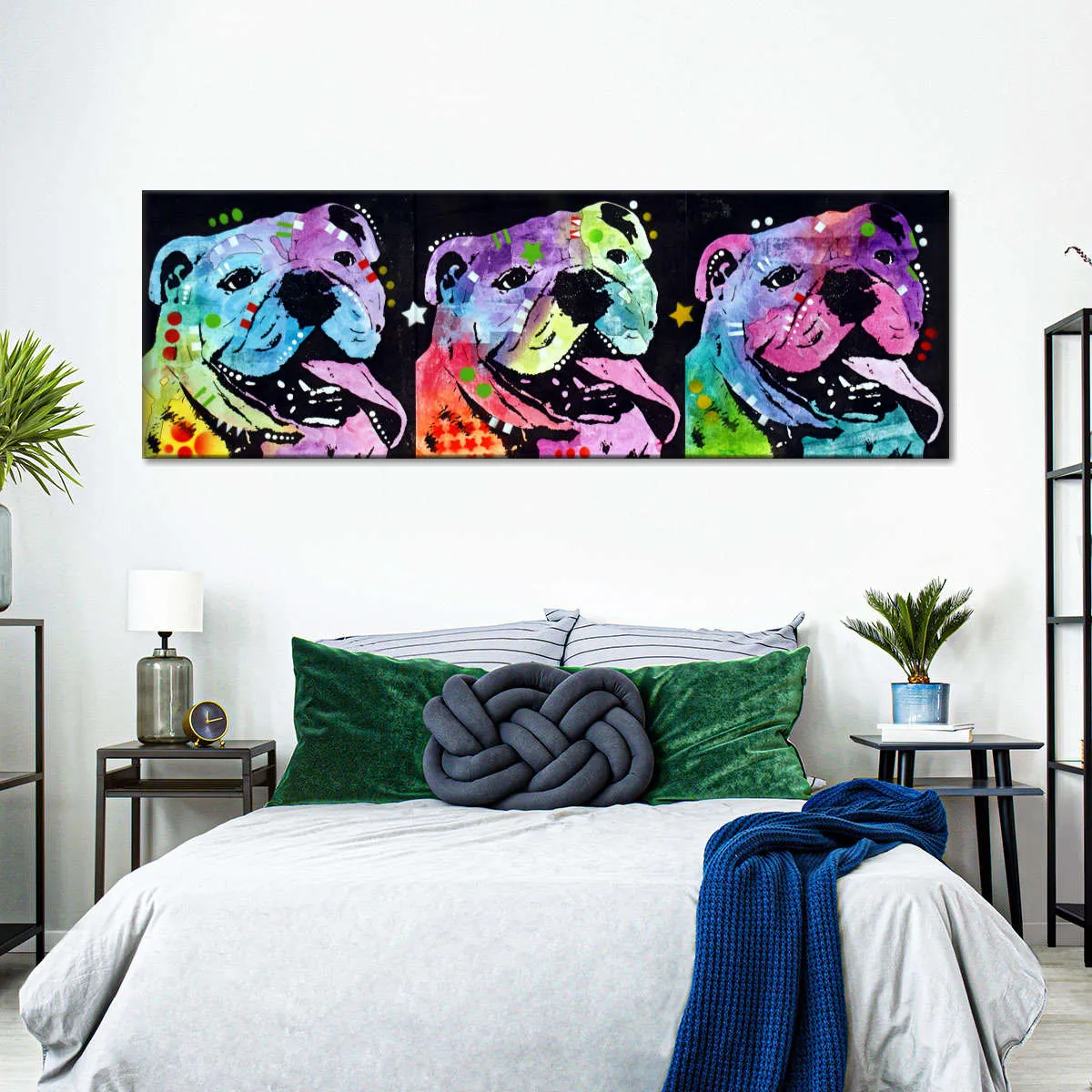 3 Bulldogs Wall Art