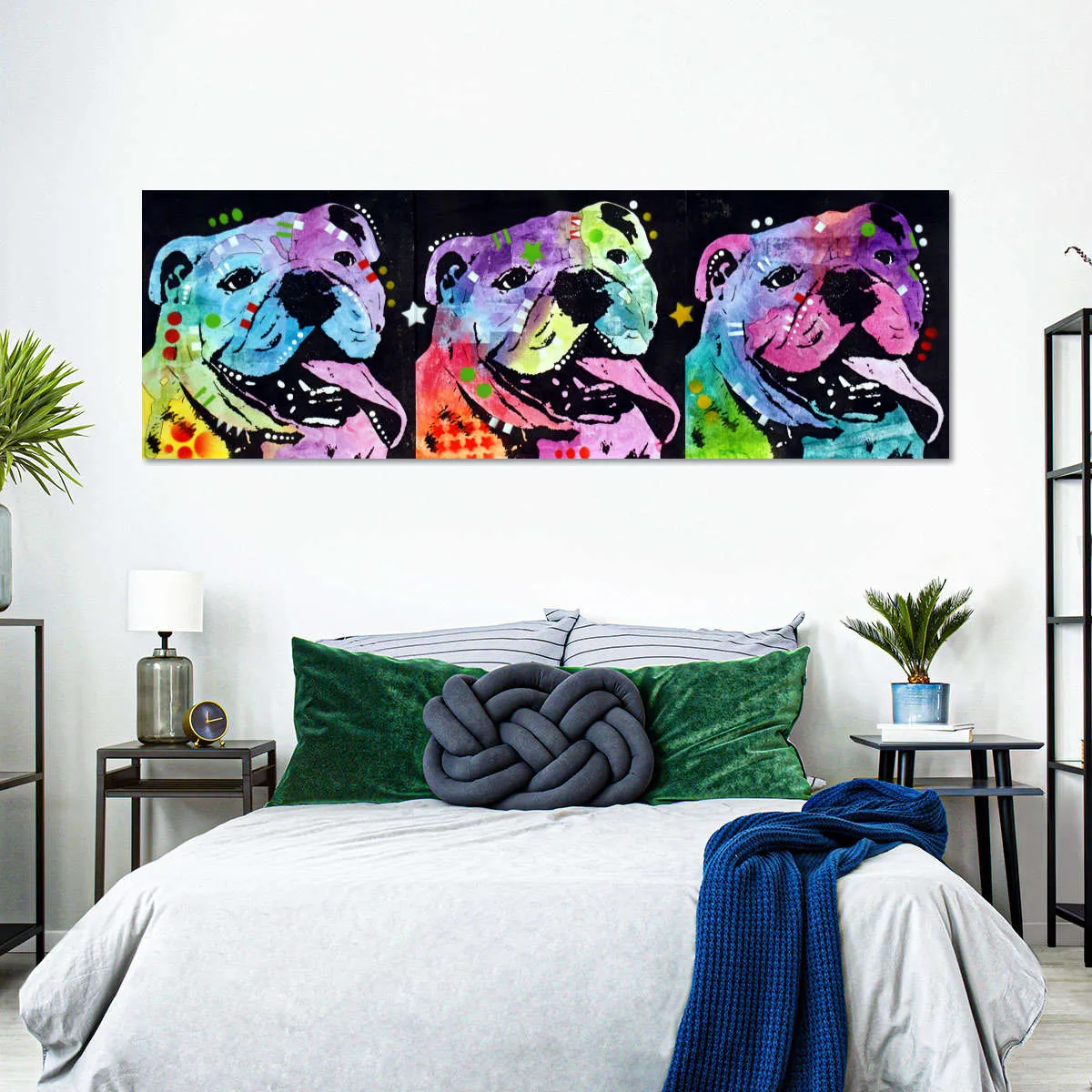 3 Bulldogs Wall Art