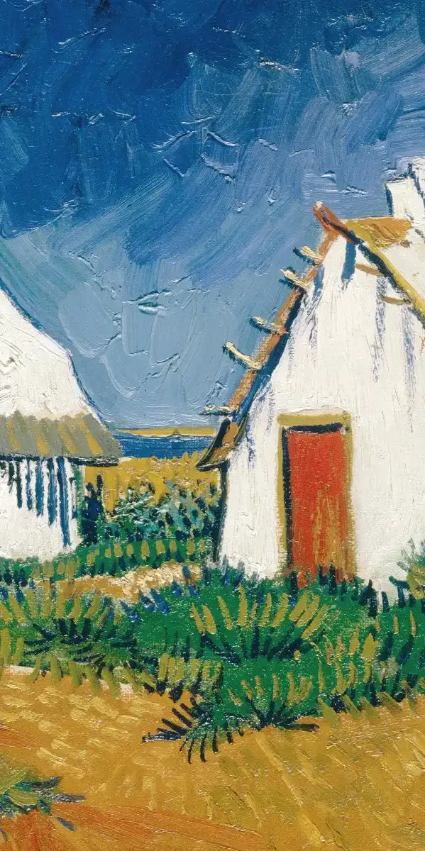 3 White Cottages In Saintes-Maries Wall Art