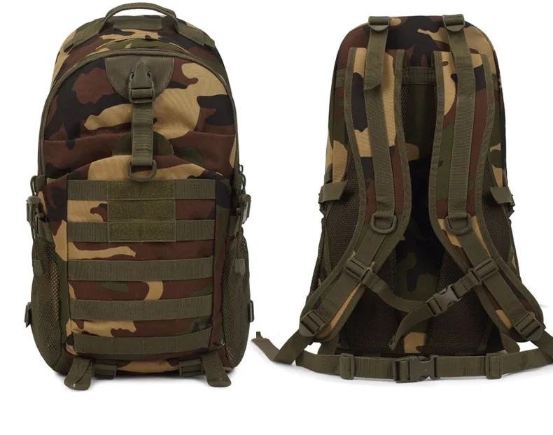 35L Tactical Camouflage Waterproof Military Molle Backpack