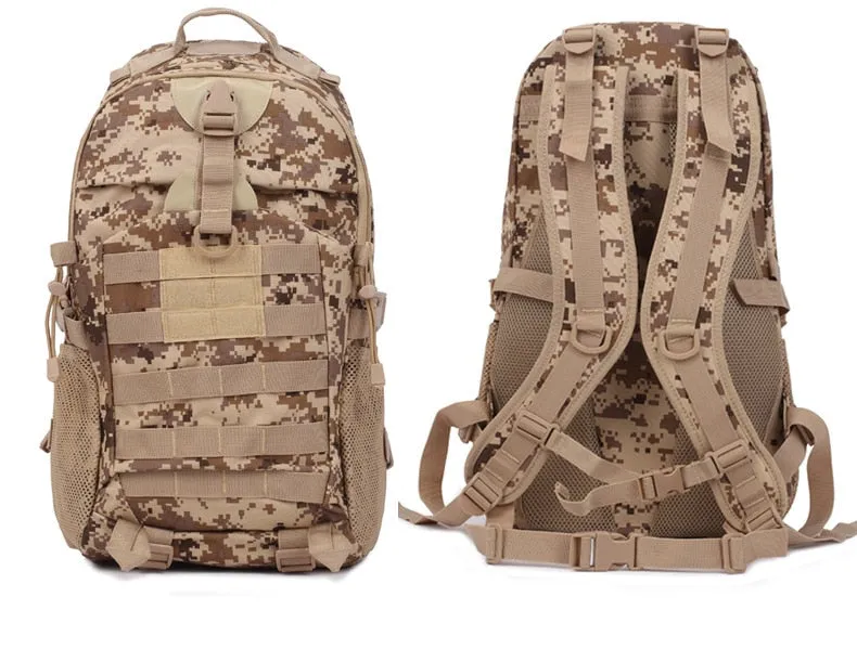 35L Tactical Camouflage Waterproof Military Molle Backpack