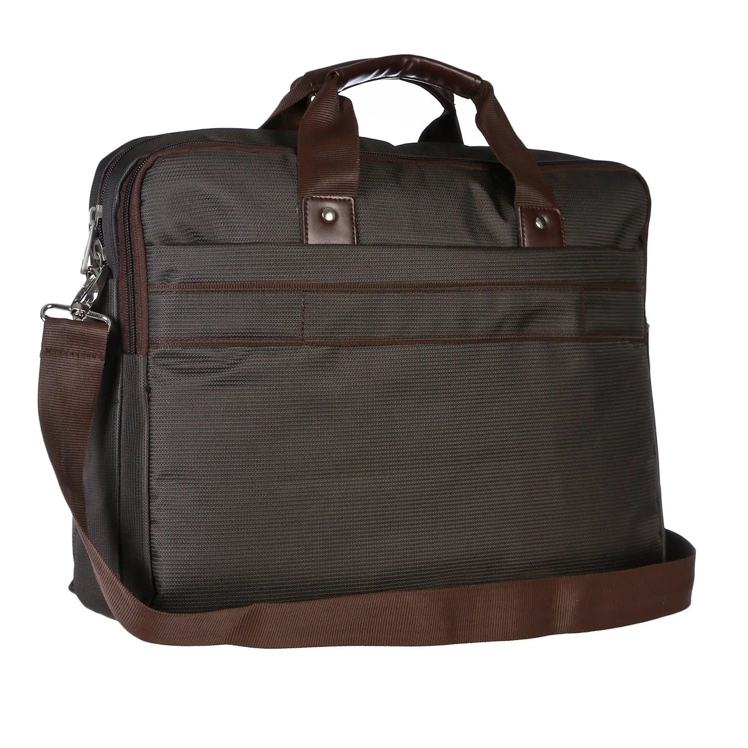 4459 Black Nylon Laptop Messenger Bag for Men and Women