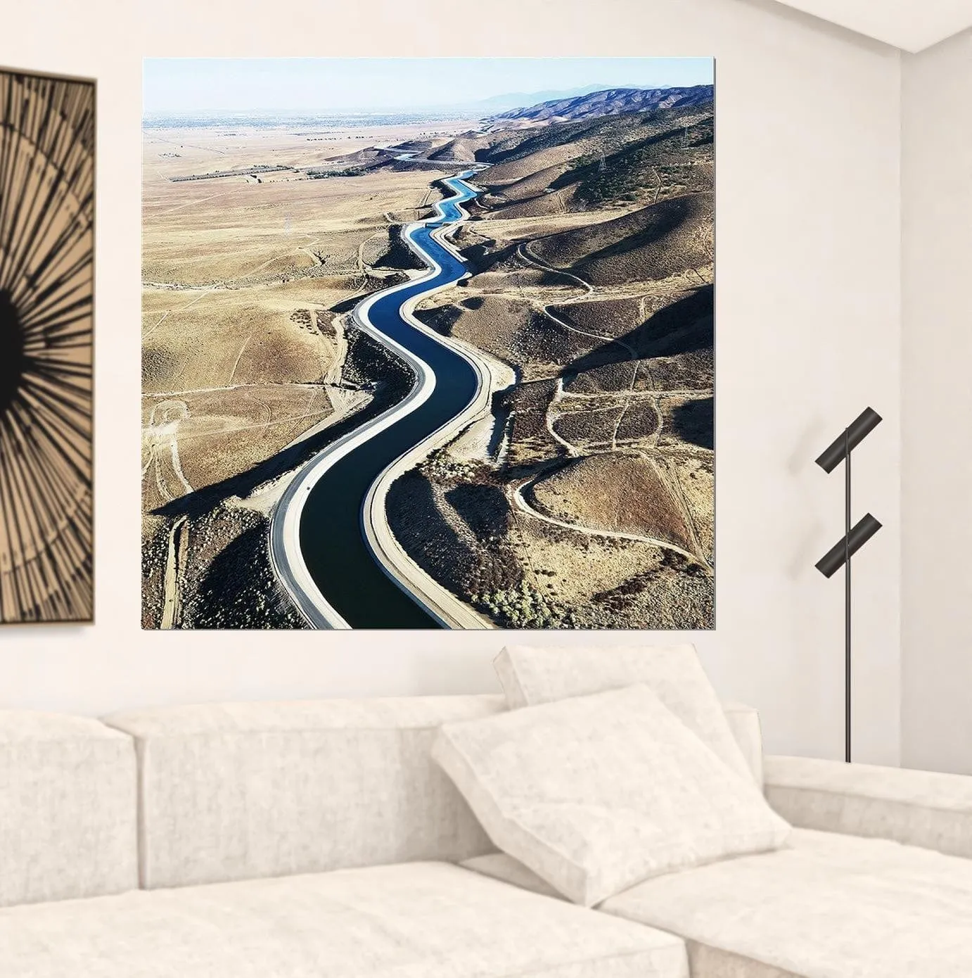 47" Canvas Aqueduct Color Photo