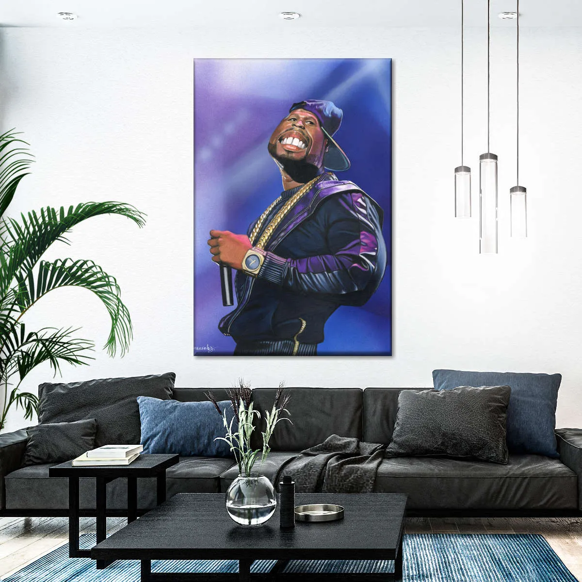 50 Cent Wall Art