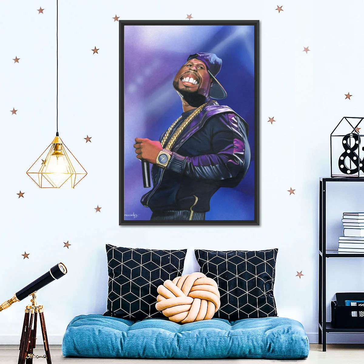 50 Cent Wall Art