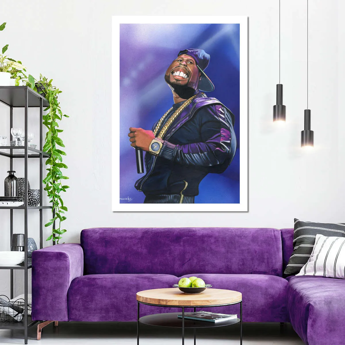 50 Cent Wall Art