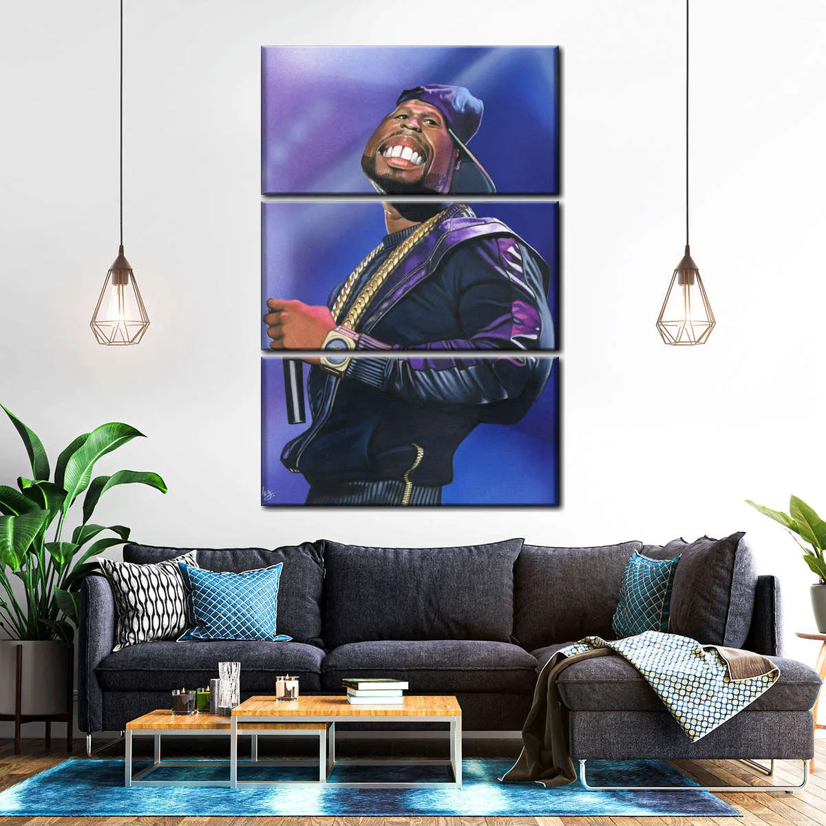 50 Cent Wall Art