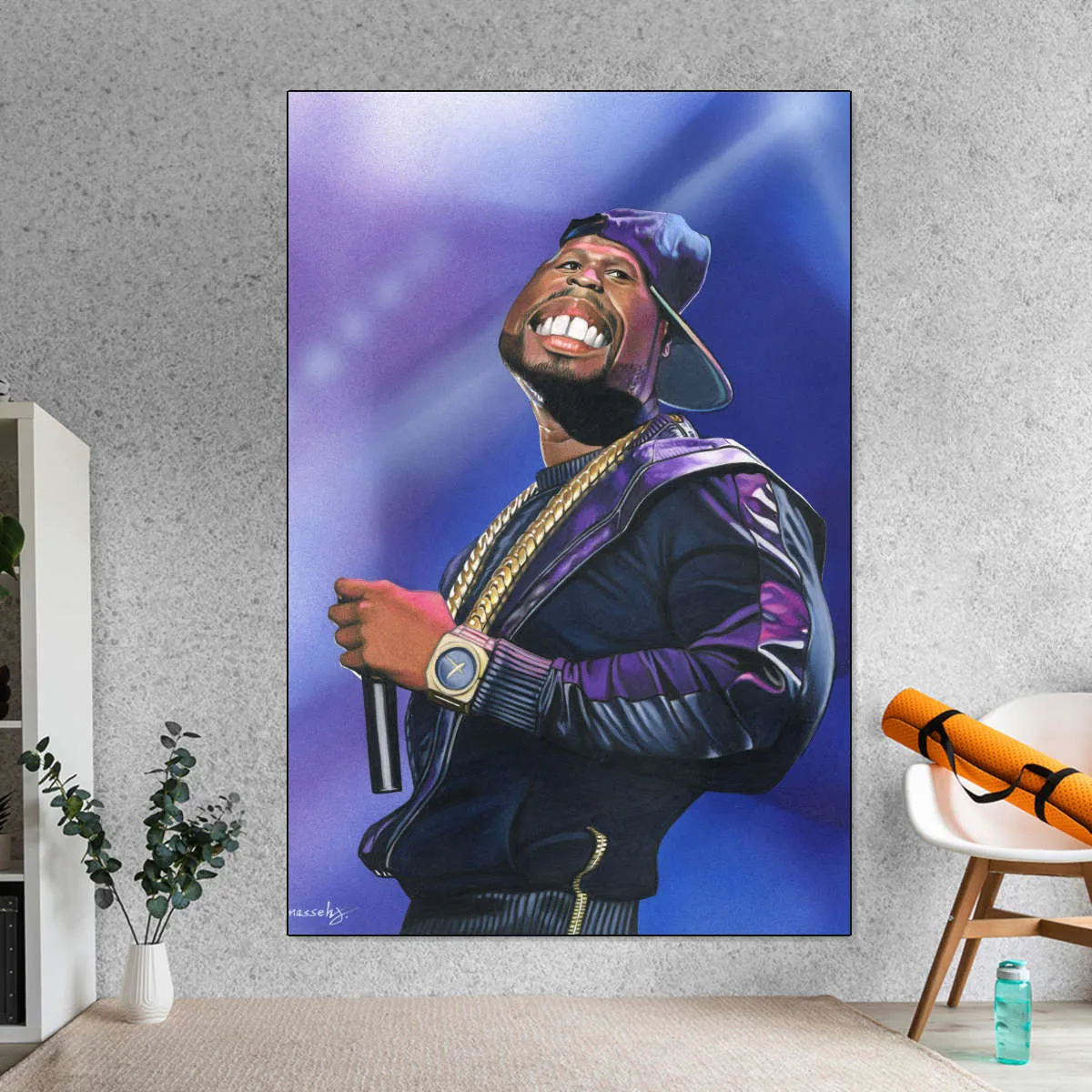 50 Cent Wall Art