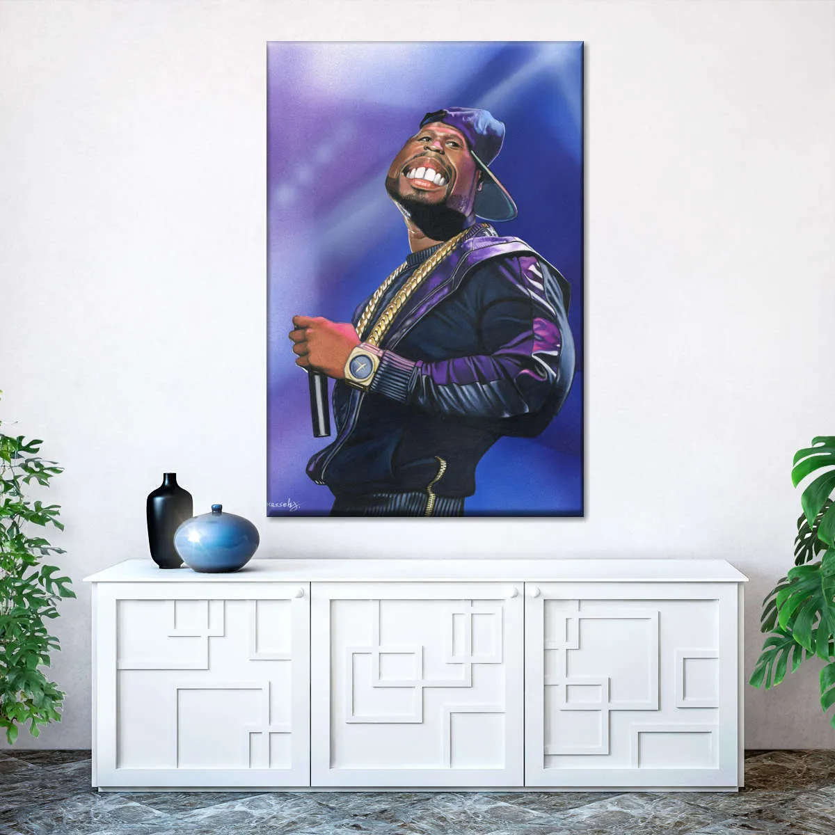 50 Cent Wall Art