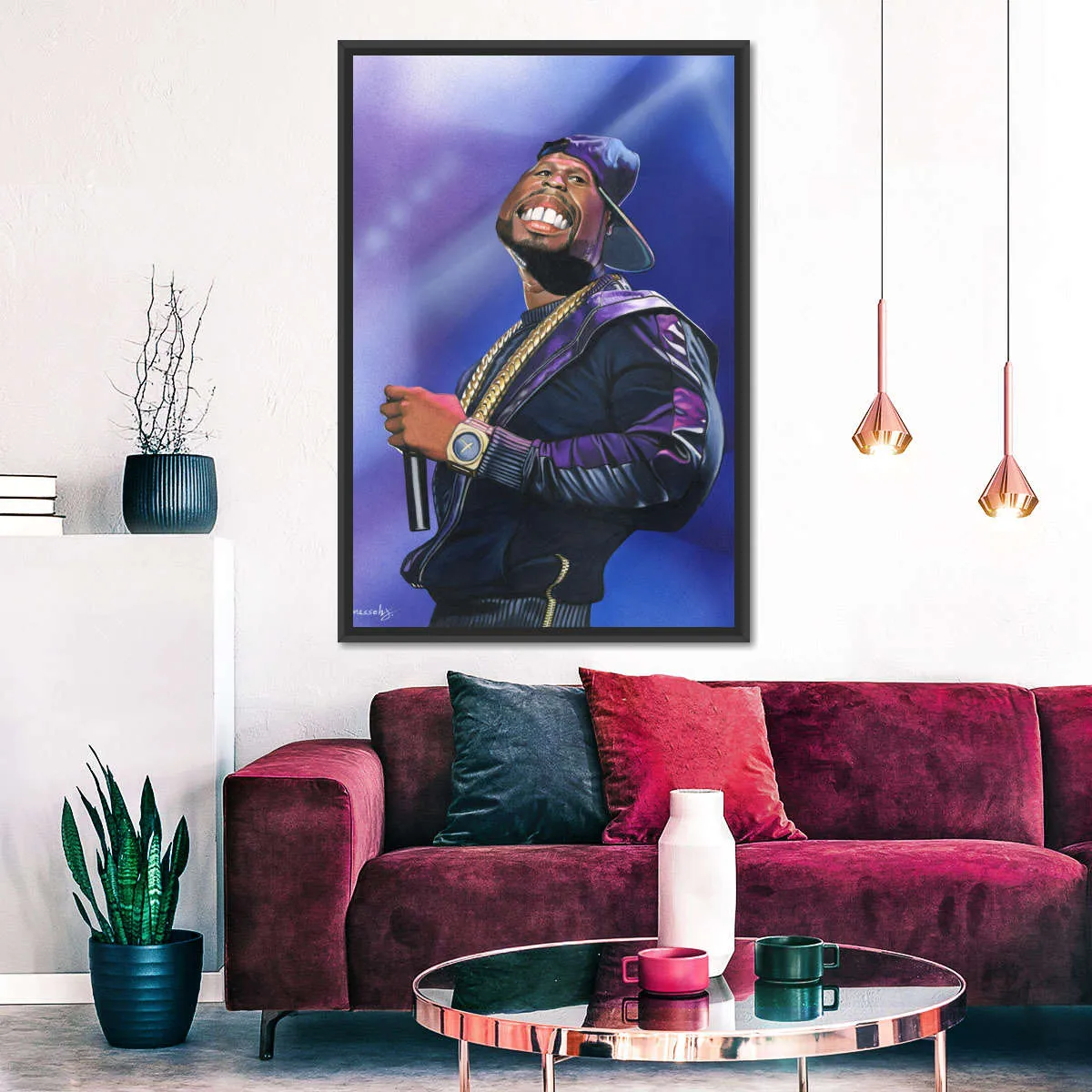 50 Cent Wall Art