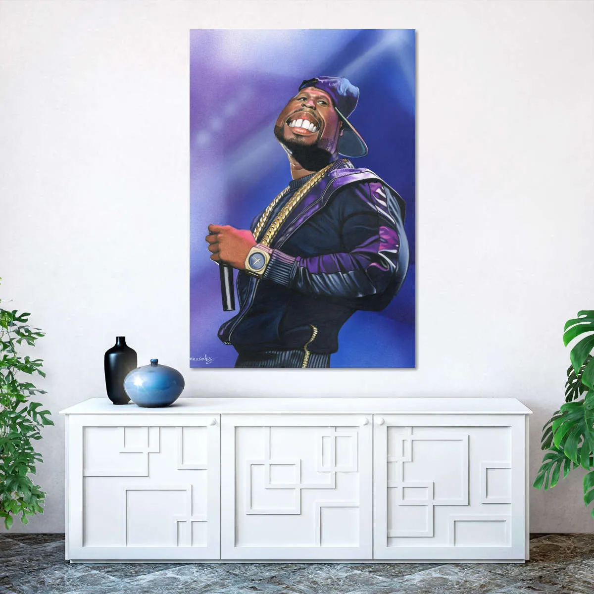 50 Cent Wall Art