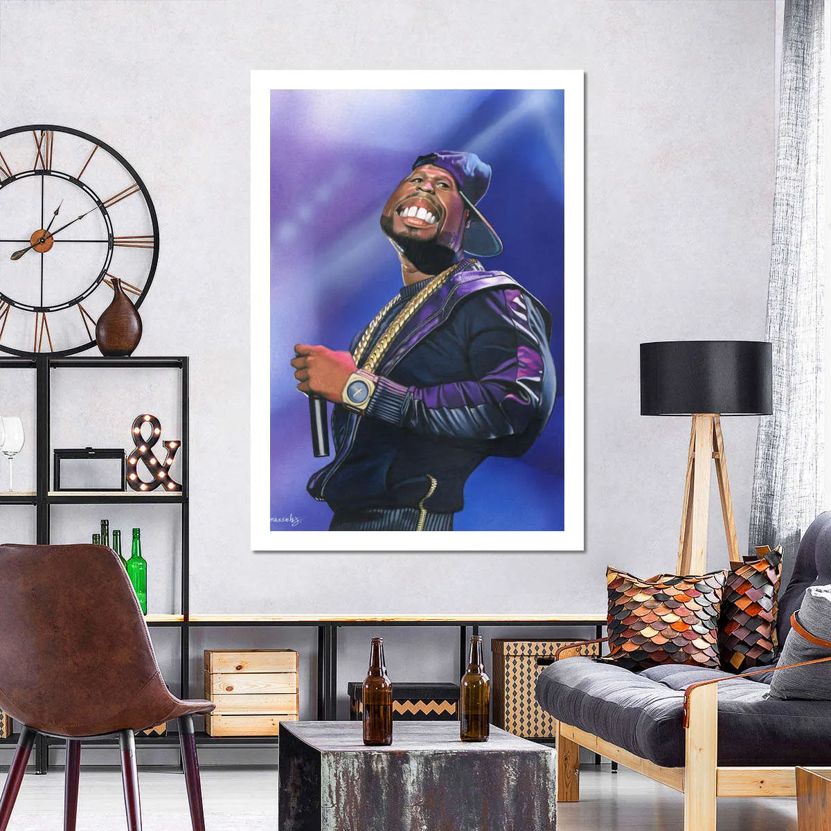 50 Cent Wall Art