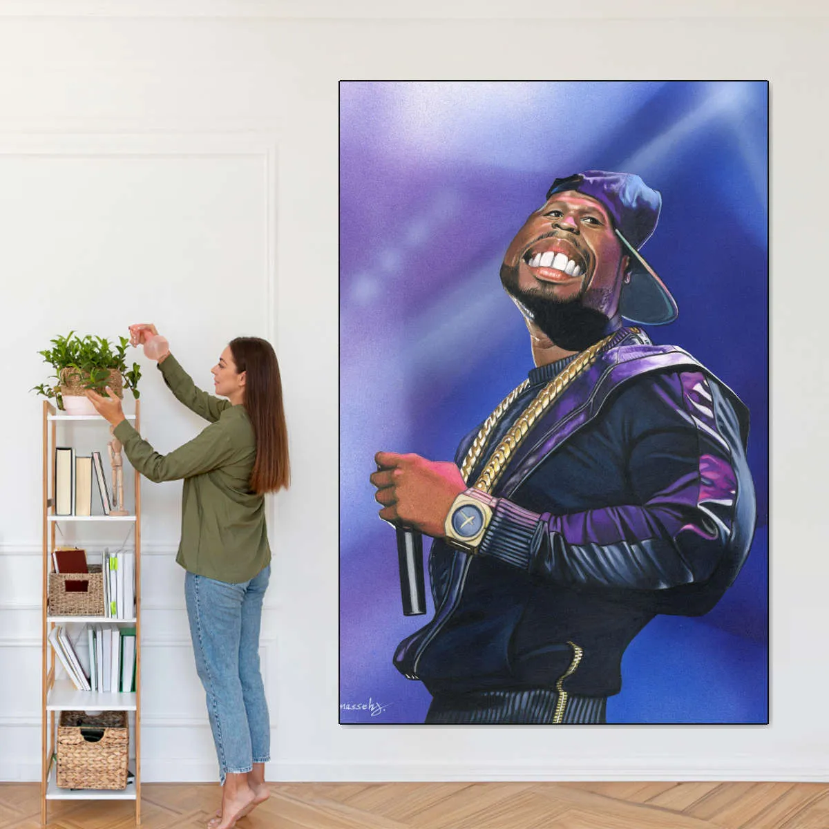 50 Cent Wall Art