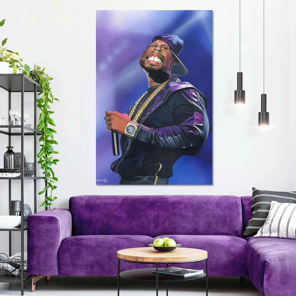 50 Cent Wall Art