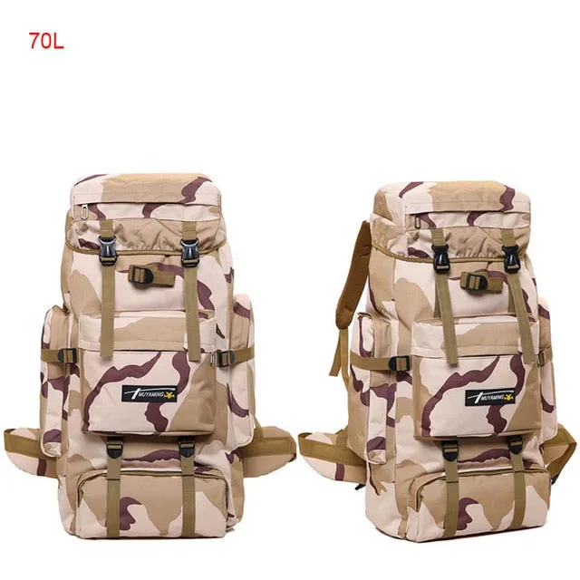 70L Large Military Tactical Army Backpack Rucksack