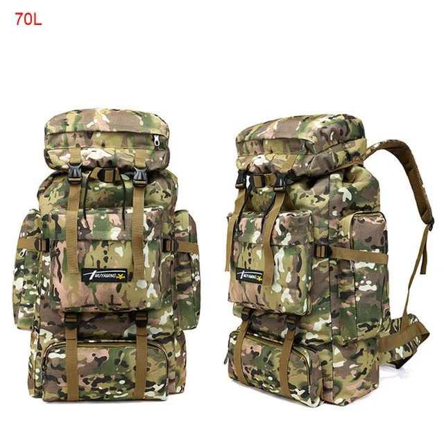 70L Large Military Tactical Army Backpack Rucksack