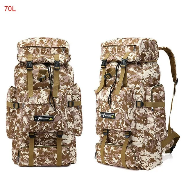 70L Large Military Tactical Army Backpack Rucksack