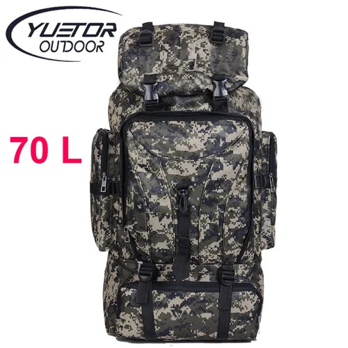 70L Men Camping Waterproof Travel Military Army Bags