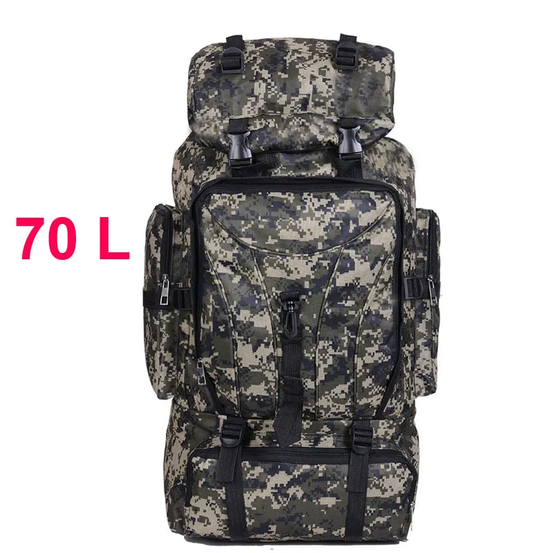 70L Men Camping Waterproof Travel Military Army Bags