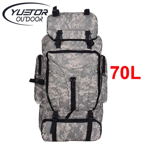 70L Men Camping Waterproof Travel Military Army Bags