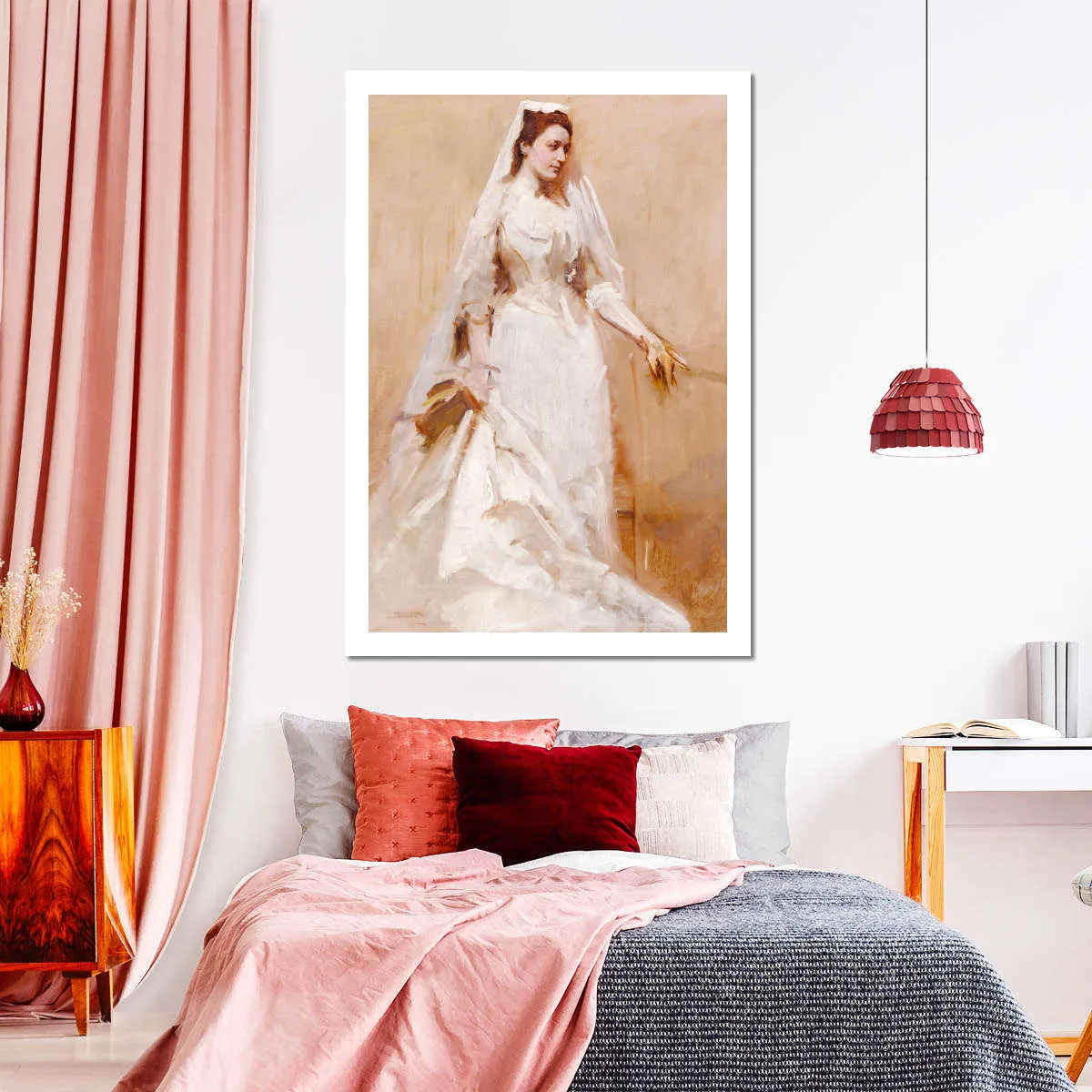 A Bride 1895 Wall Art