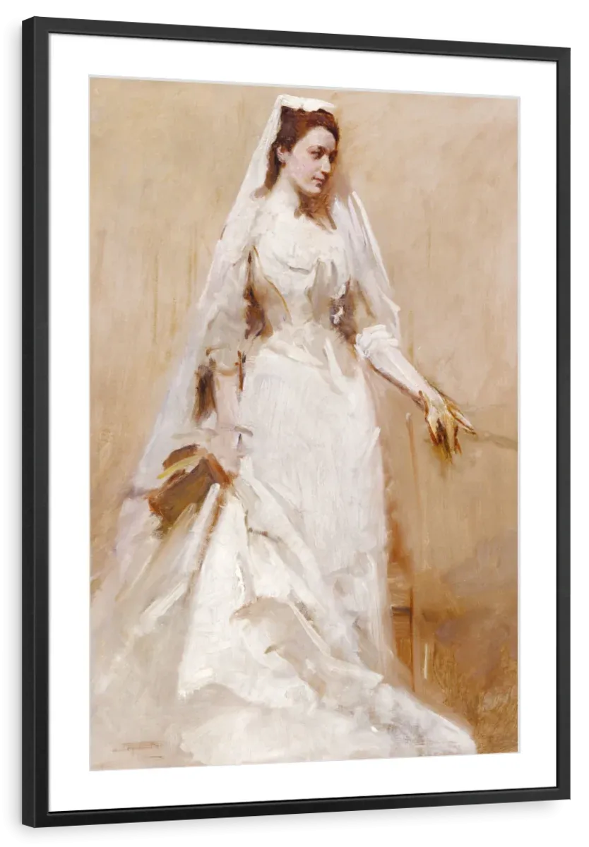 A Bride 1895 Wall Art