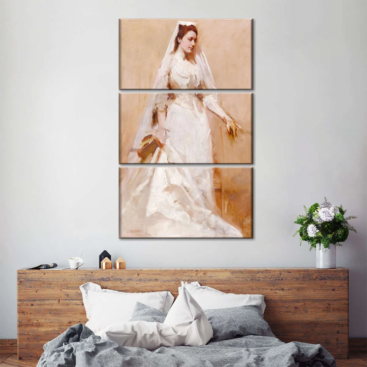 A Bride 1895 Wall Art