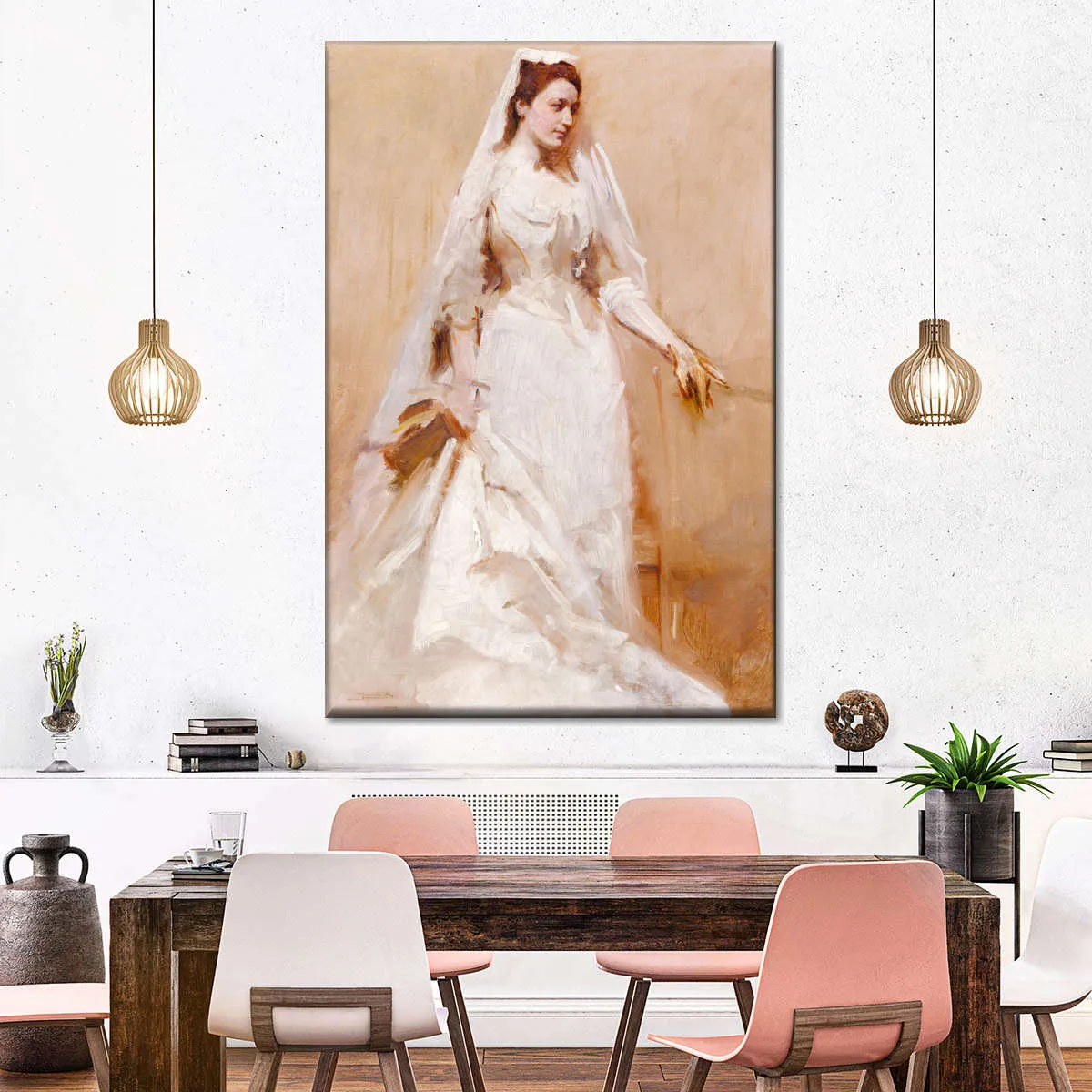 A Bride 1895 Wall Art