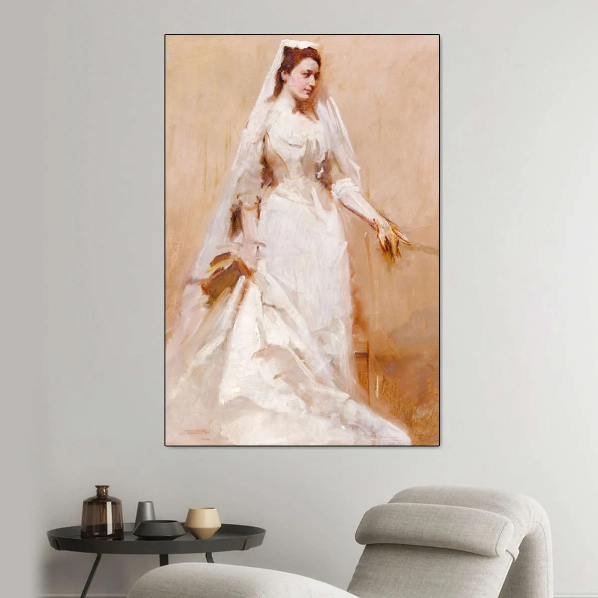 A Bride 1895 Wall Art