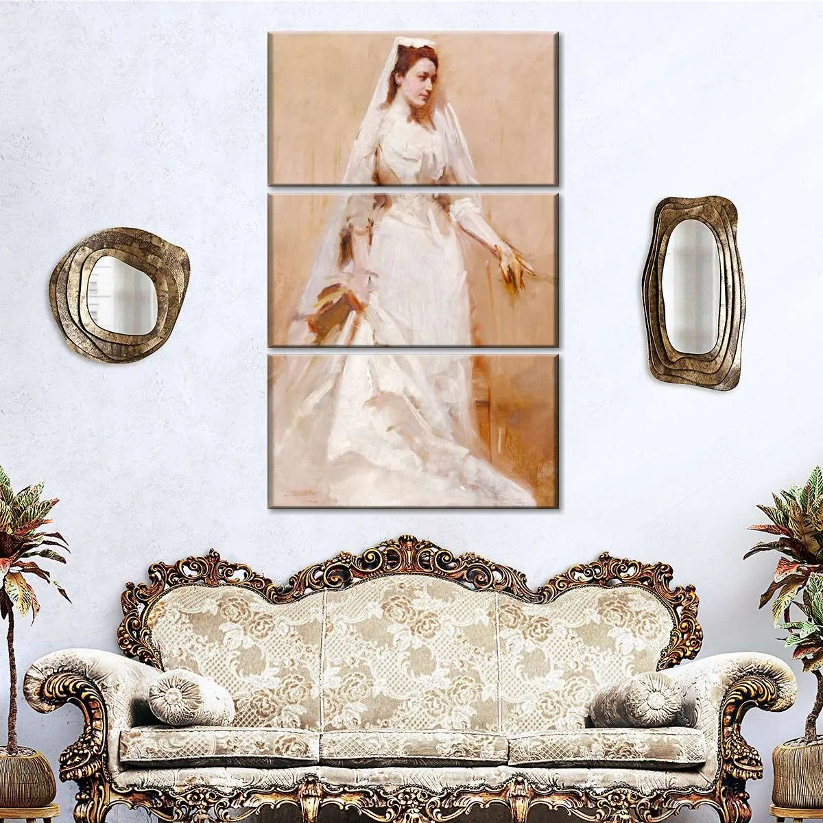 A Bride 1895 Wall Art