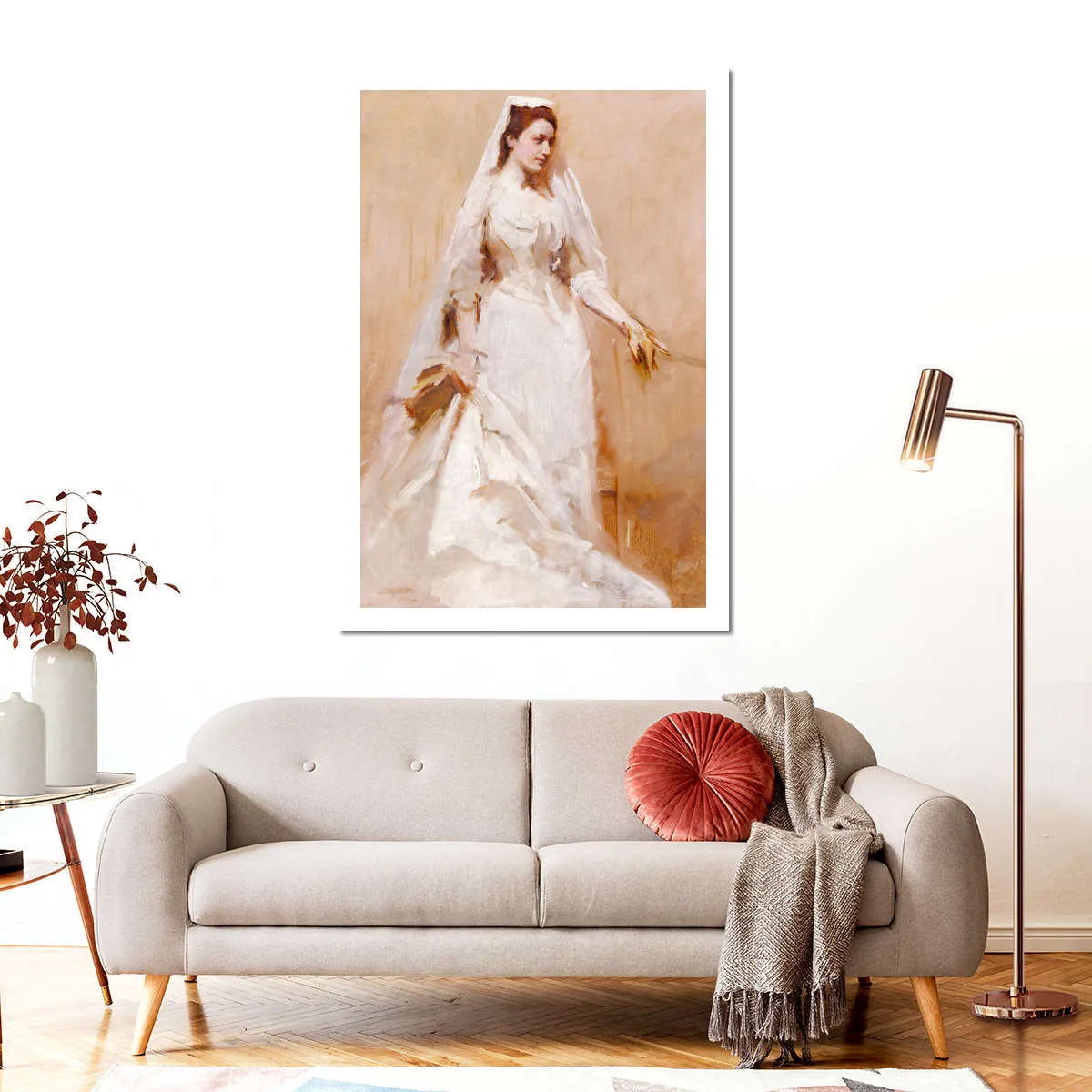 A Bride 1895 Wall Art