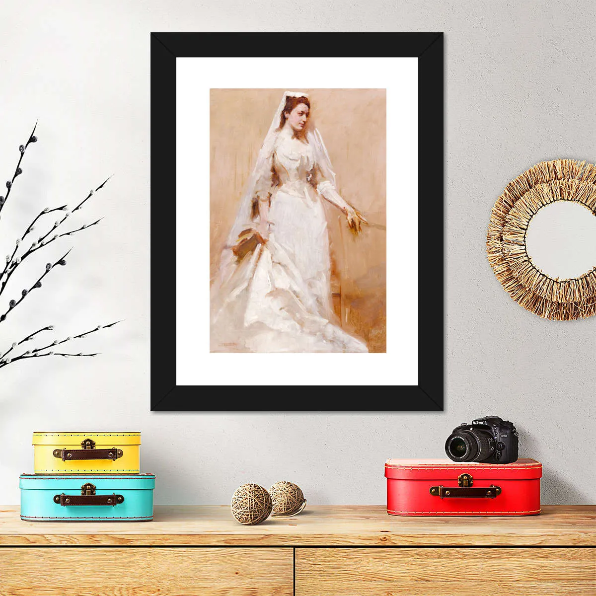 A Bride 1895 Wall Art