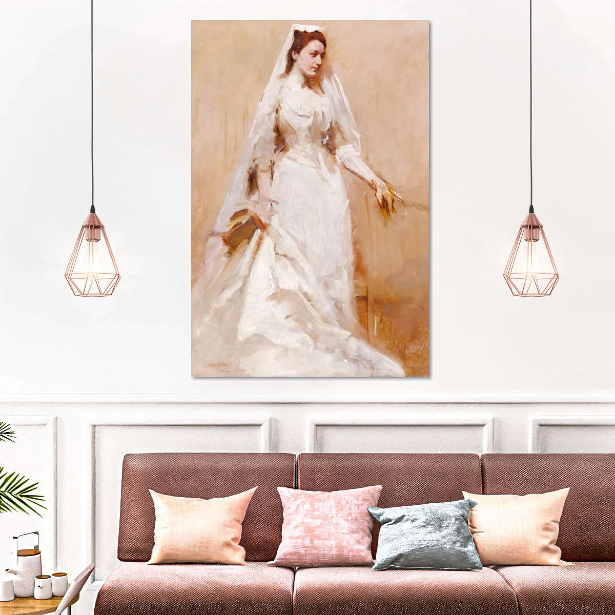 A Bride 1895 Wall Art