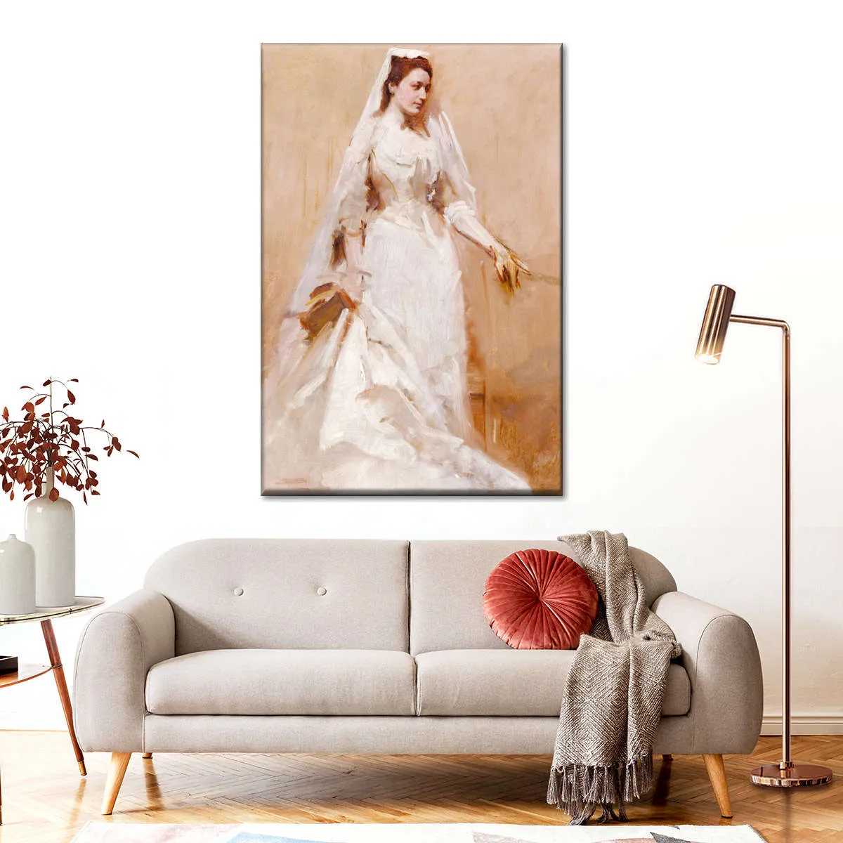 A Bride 1895 Wall Art