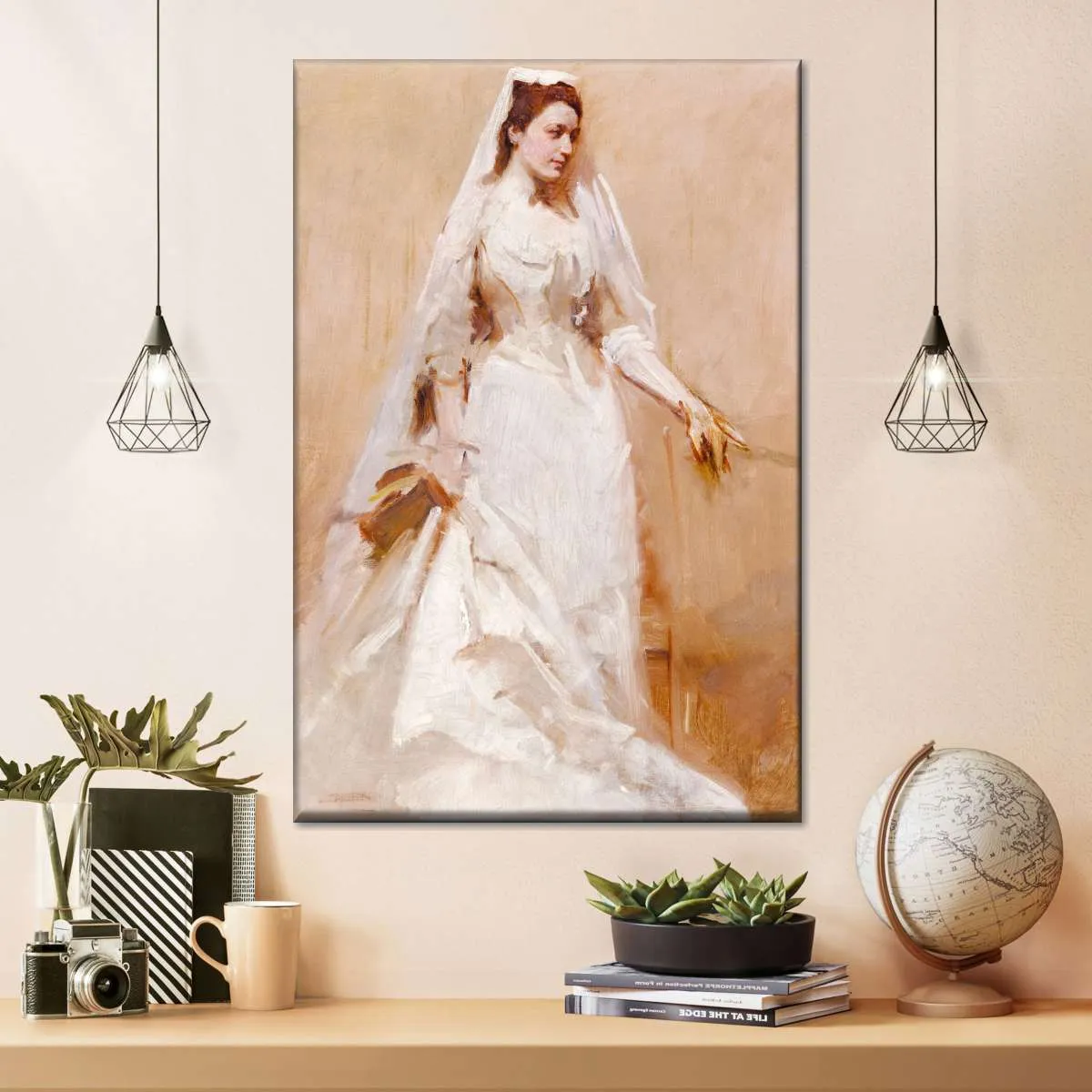 A Bride 1895 Wall Art