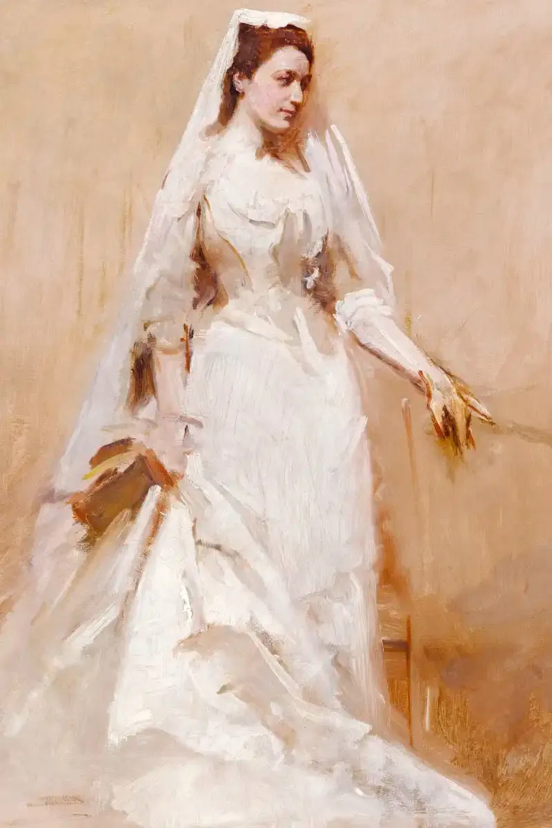 A Bride 1895 Wall Art