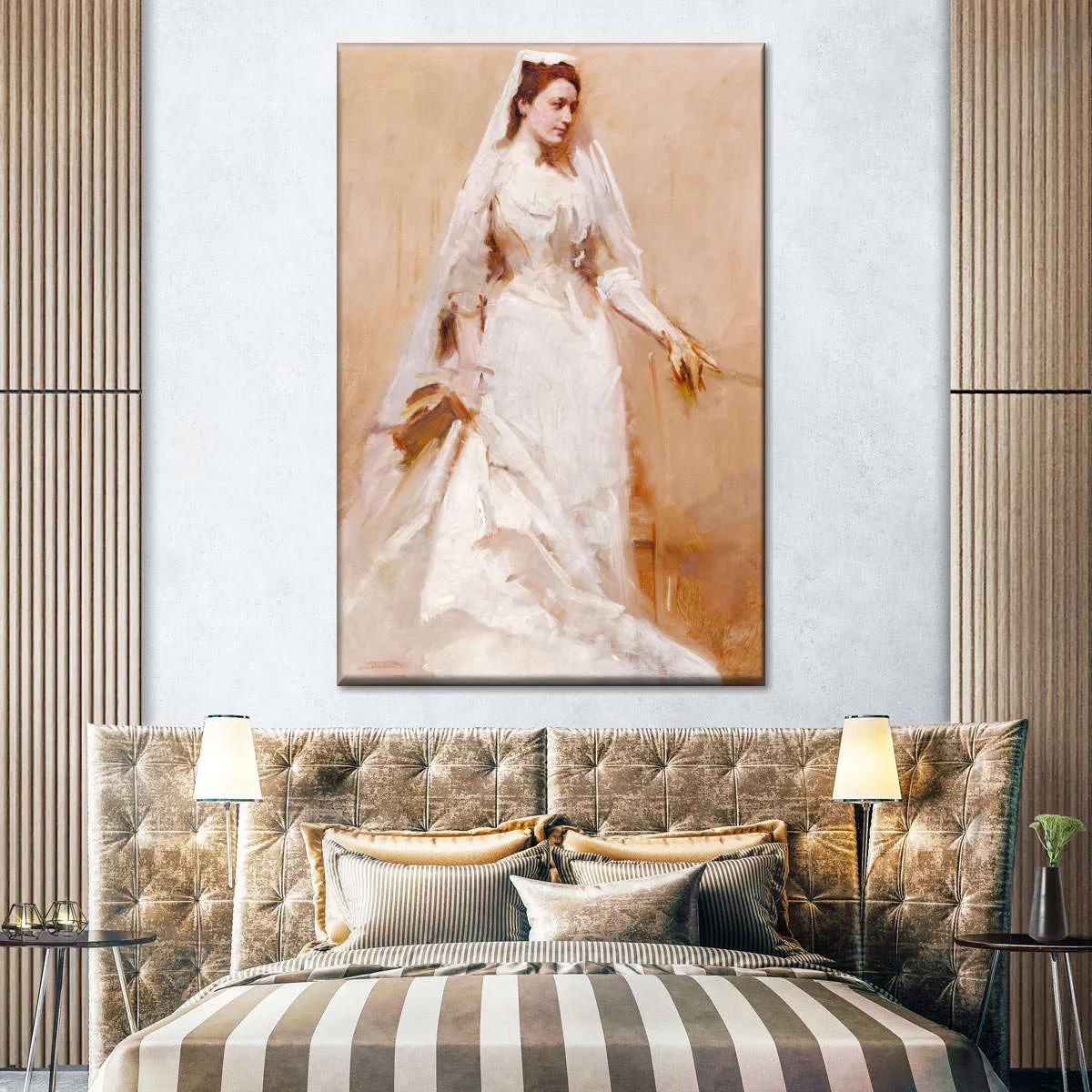 A Bride 1895 Wall Art