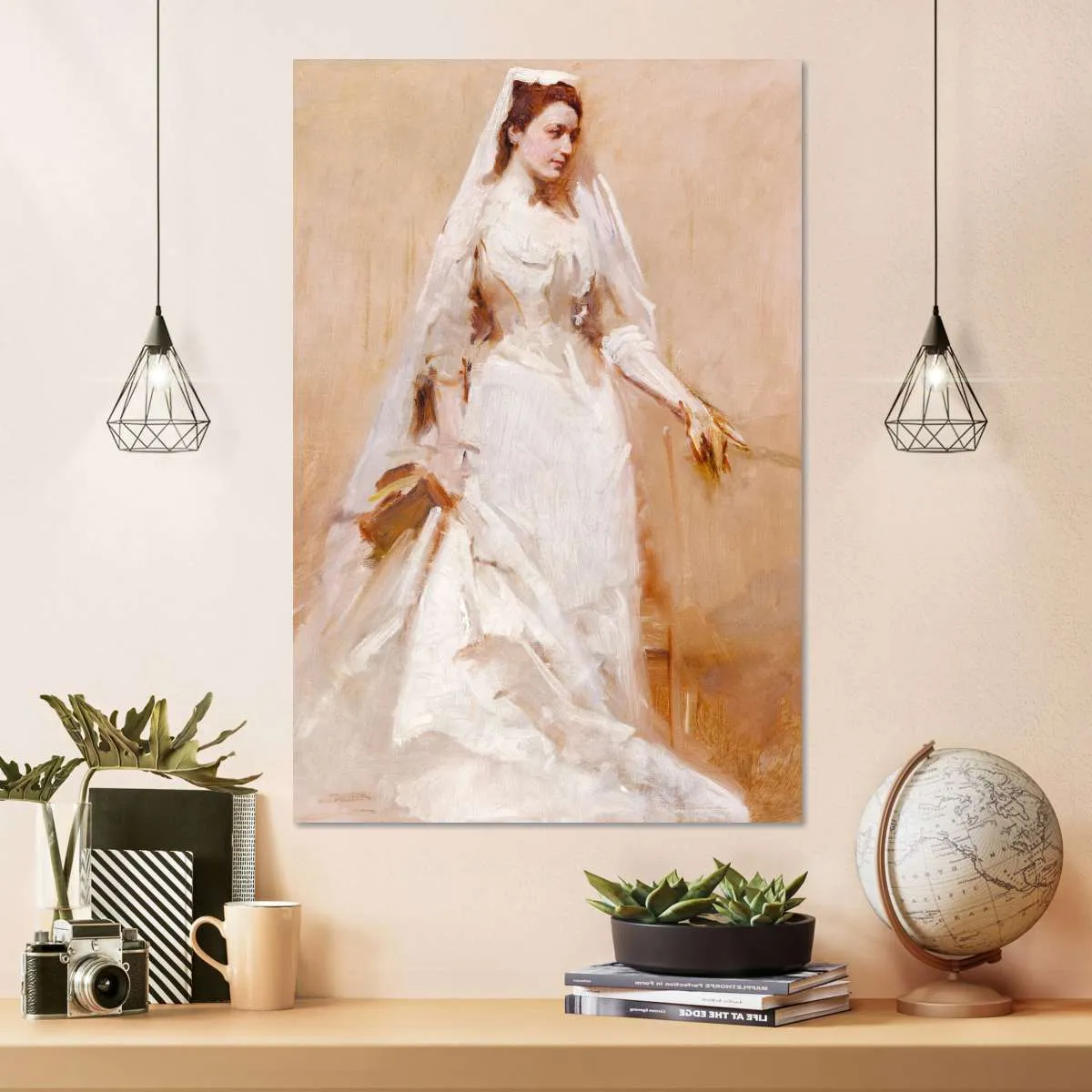 A Bride 1895 Wall Art