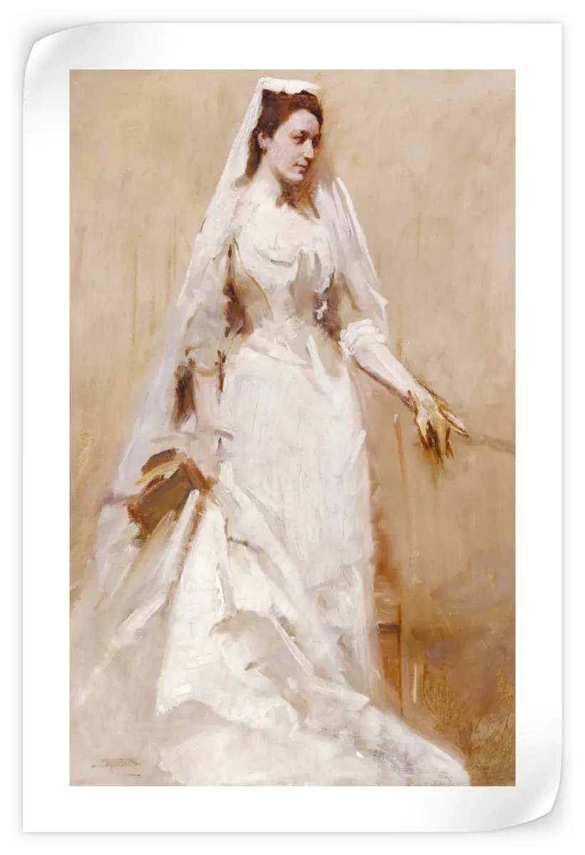 A Bride 1895 Wall Art