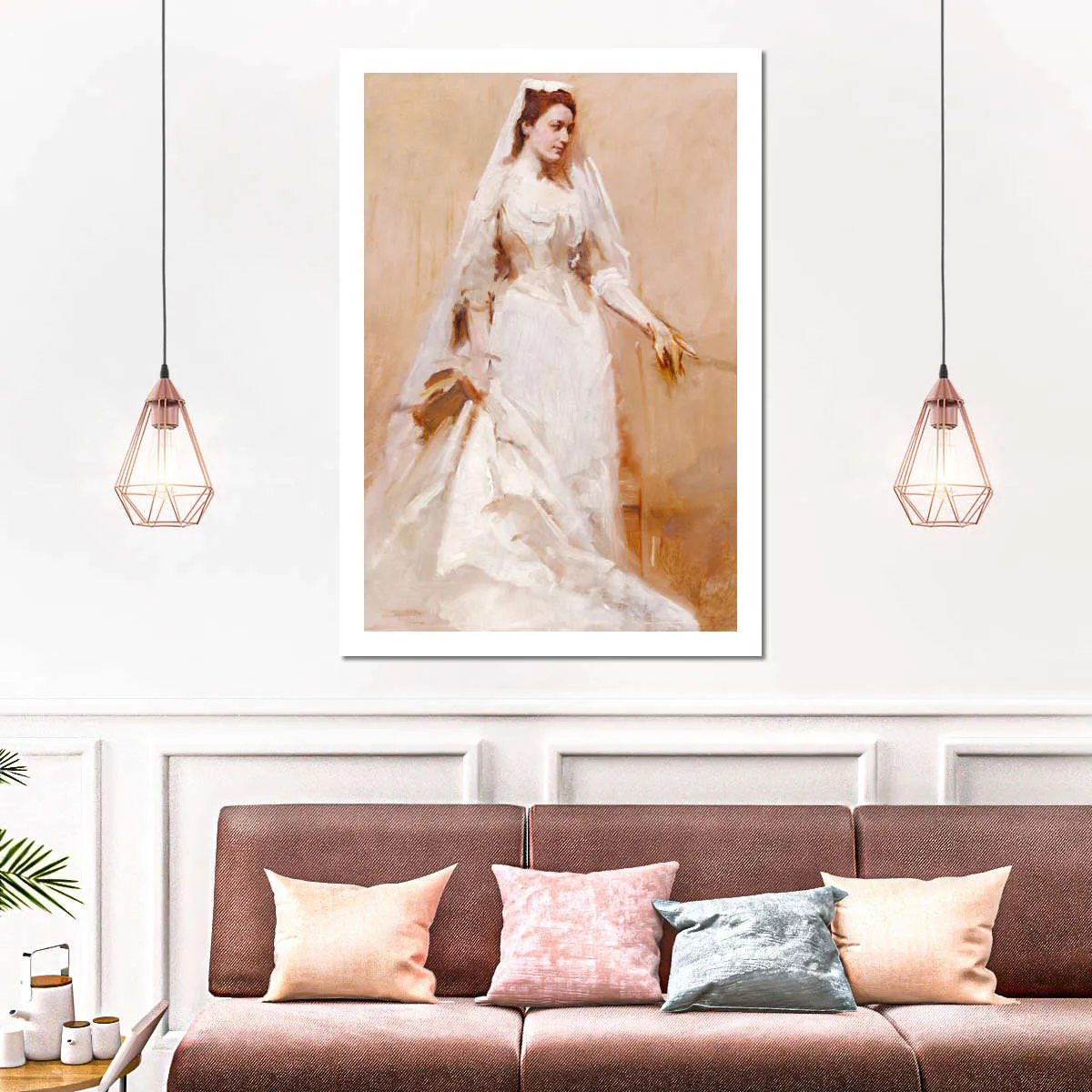 A Bride 1895 Wall Art