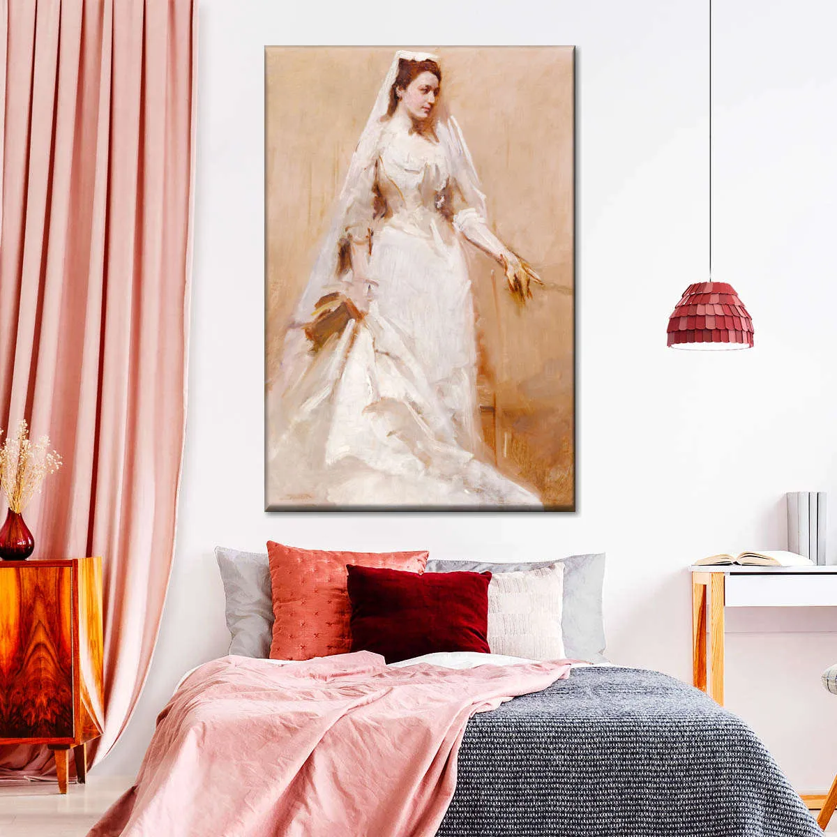 A Bride 1895 Wall Art