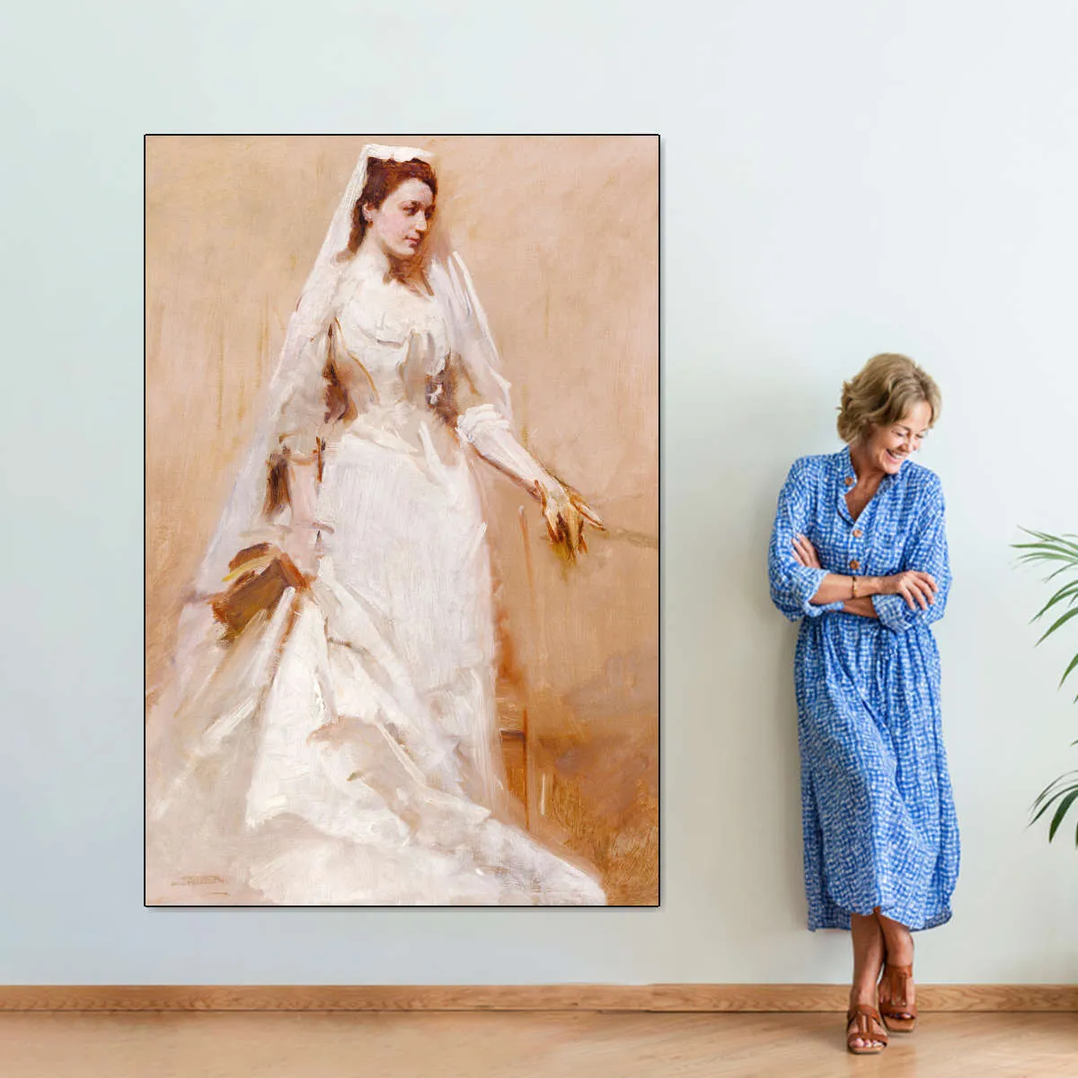 A Bride 1895 Wall Art