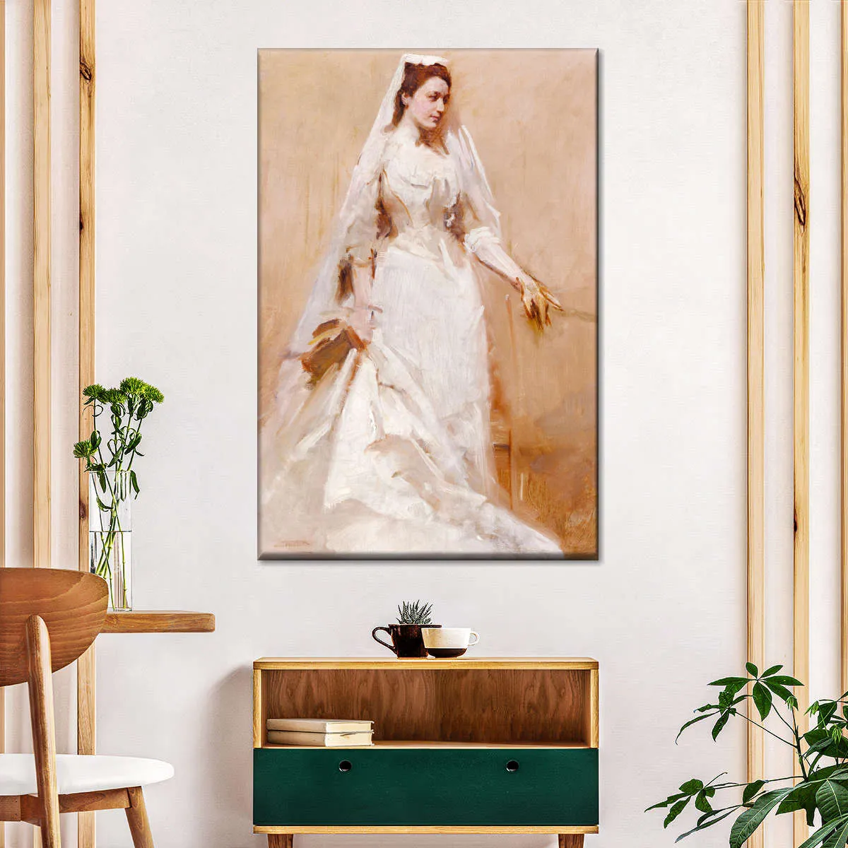 A Bride 1895 Wall Art