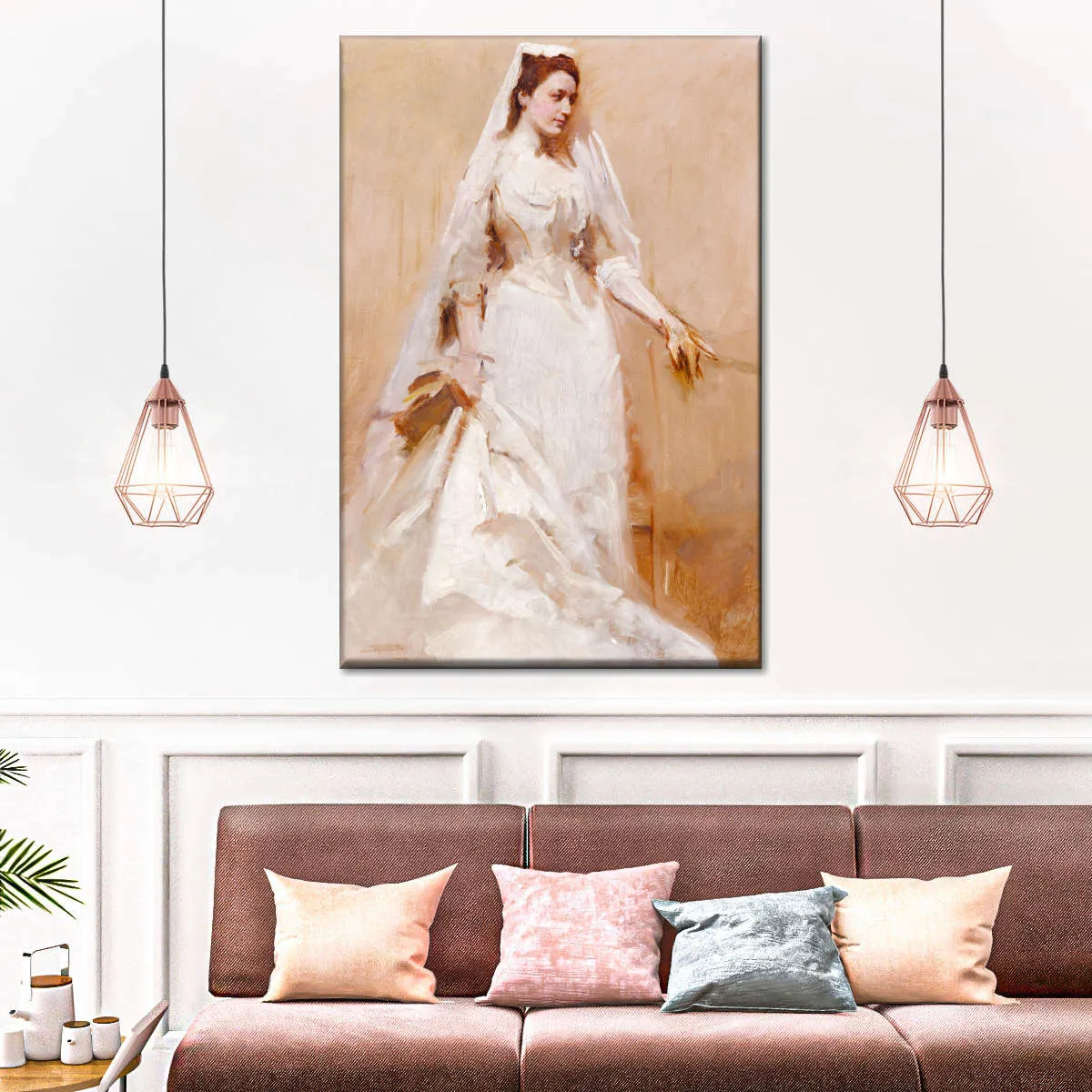 A Bride 1895 Wall Art